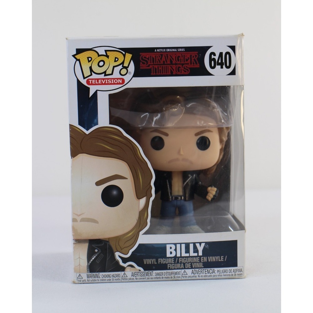 Funko Pop #640 Billy Stranger Things w/ Protector – Box Damage – Vaulted